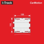 Hacker-Model HCT9450D - H0 - Strassenbau Übergangssegment, 110 x 120 mm (4 Stück)